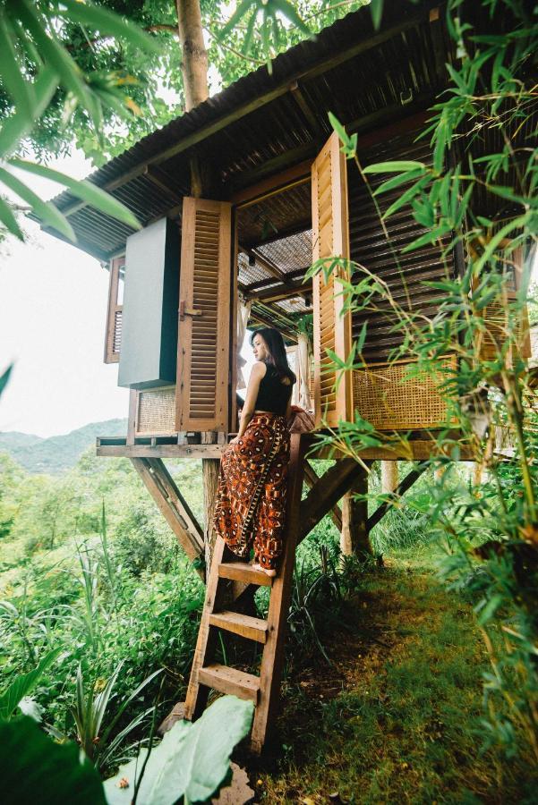 Bird Hills Bamboo House Villa Karangasem Kültér fotó